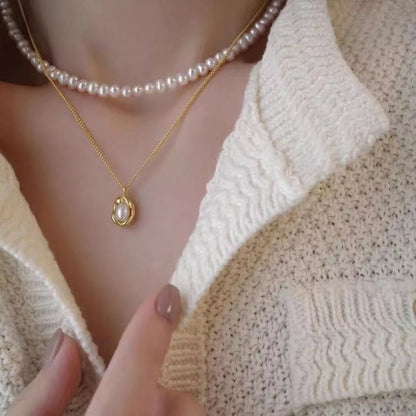 Pearl 925 Sterling Silver Necklace