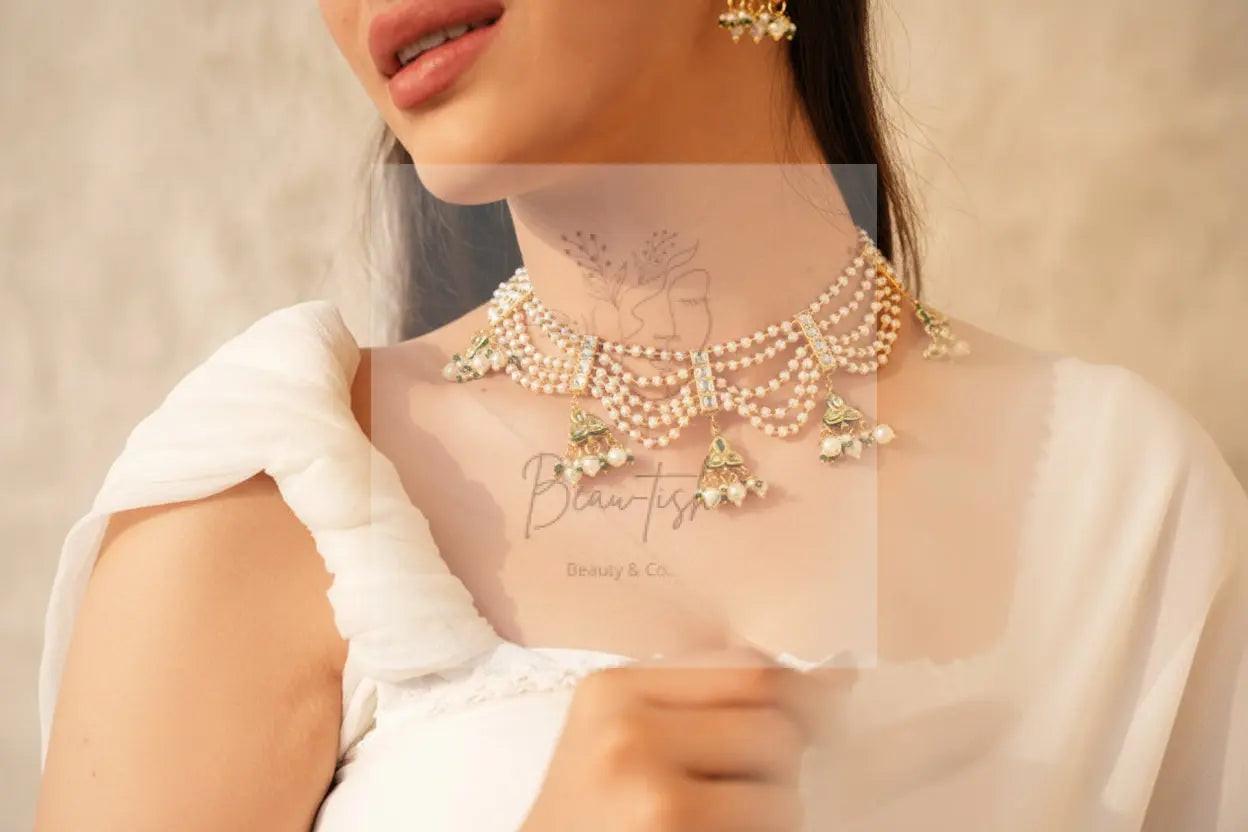 Pearl Beads Necklace Set