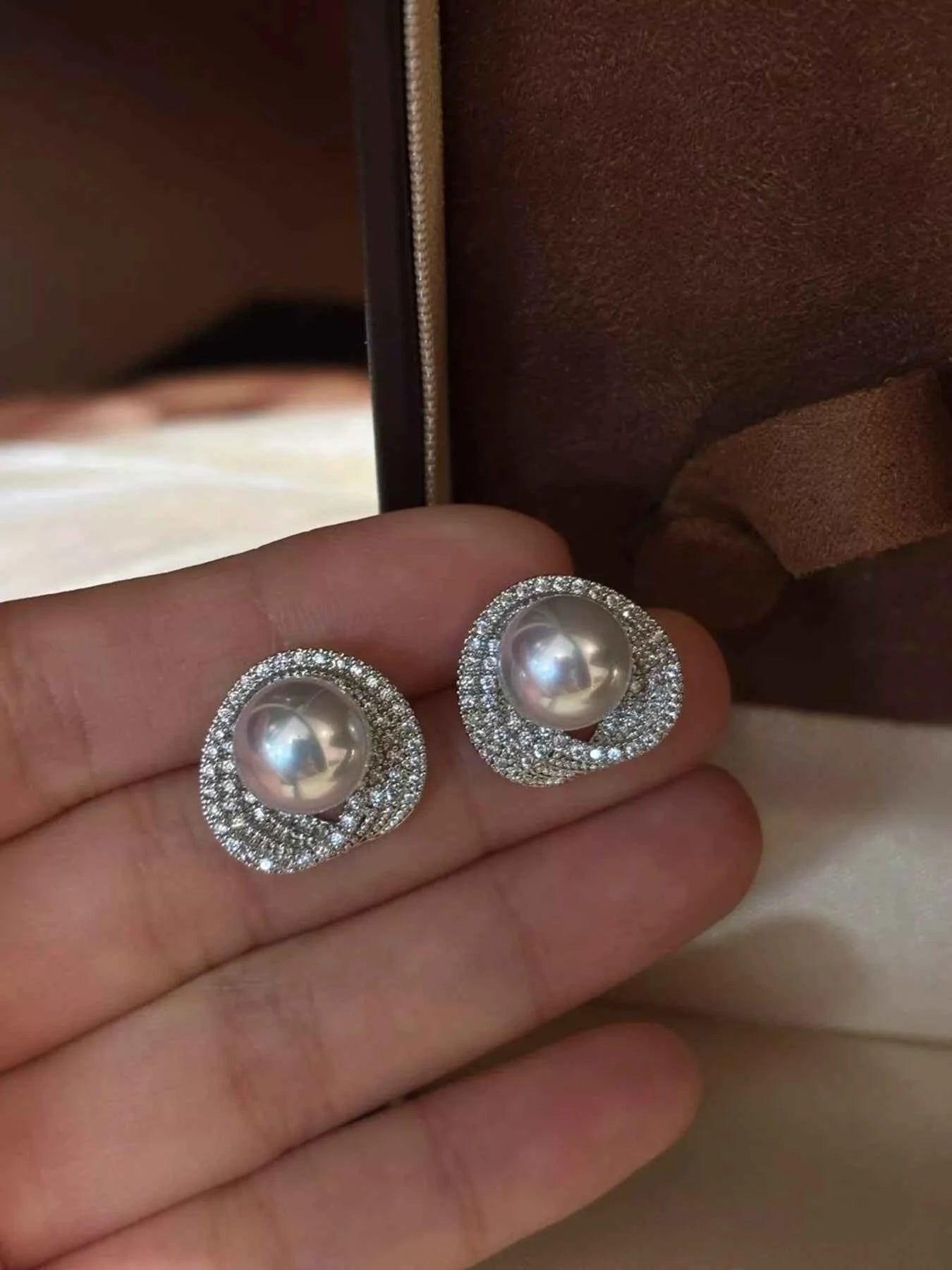 Pearl Stud Earrings
