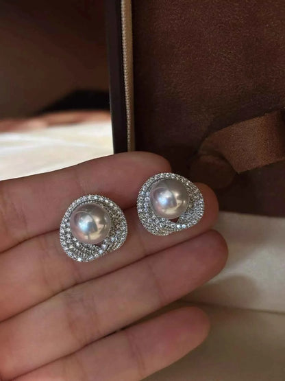 Pearl Stud Earrings