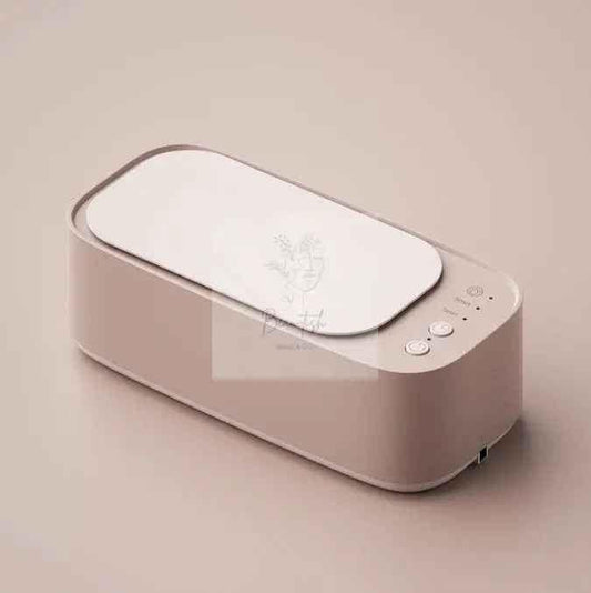 Pink Portable Ultrasonic Cleaner - 45kHz Professional High-Frequency Cleaning Machine for Jewellery, Glasses, Watches, and Makeup Brushes