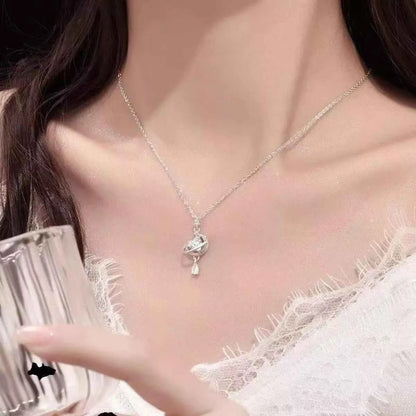 Planet Heart Pendant Necklace