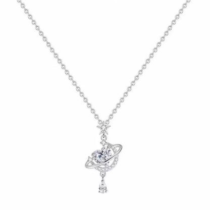 Planet Heart Pendant Necklace