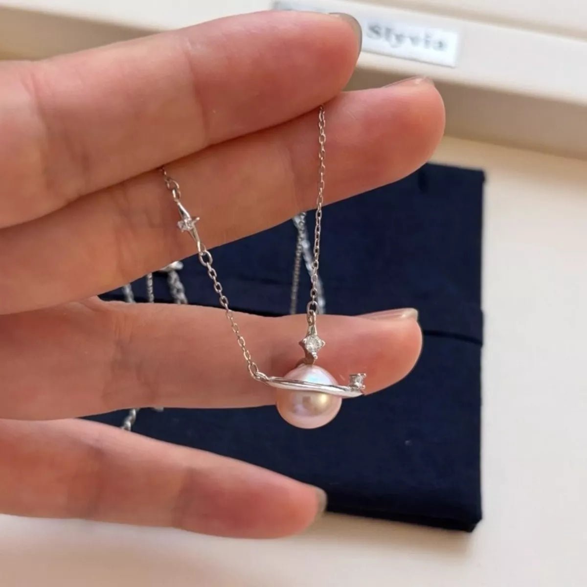 Sterling Silver Pearl Pendant