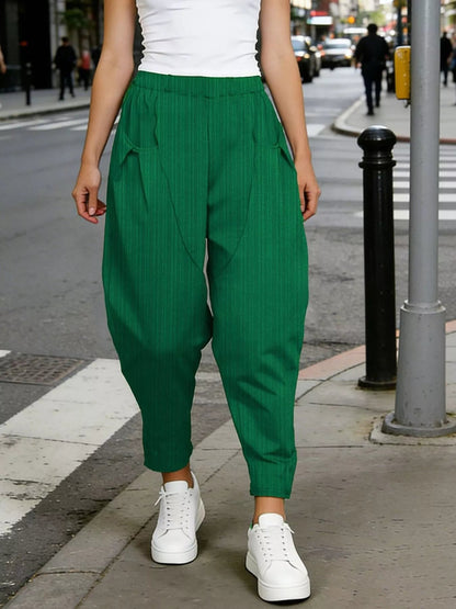Plus Size Pocket Harem Pants