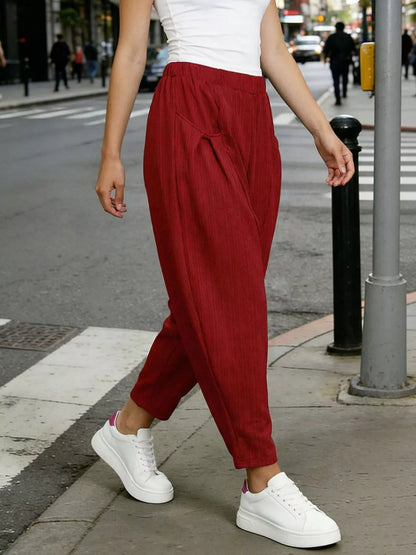 Plus Size Pocket Harem Pants