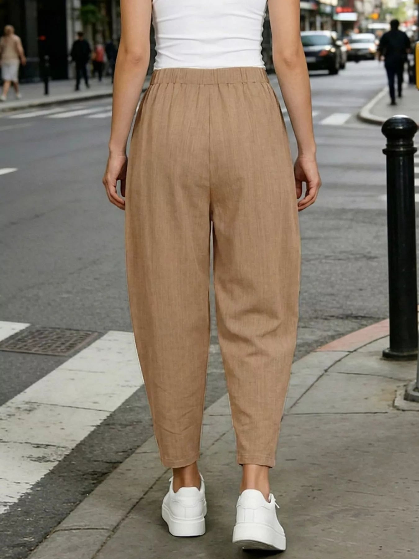 Plus Size Pocket Harem Pants