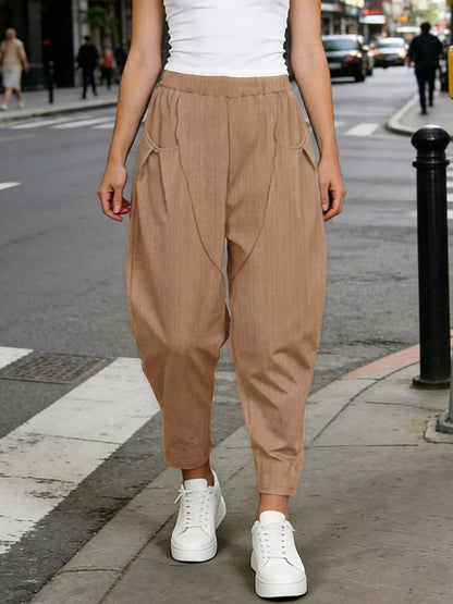 Plus Size Pocket Harem Pants