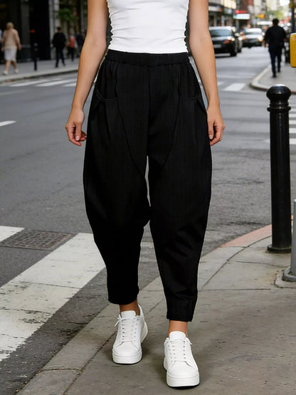 Plus Size Pocket Harem Pants