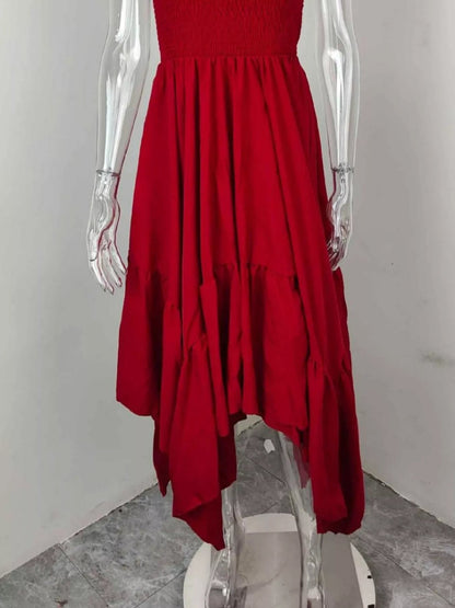 Smocked Plus Maxi Dress