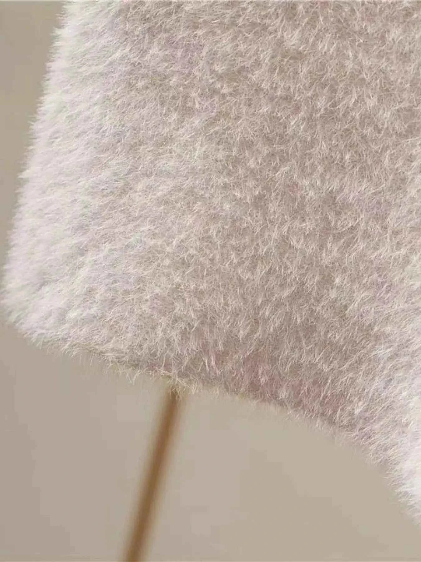Plush Knit Mini Skirt