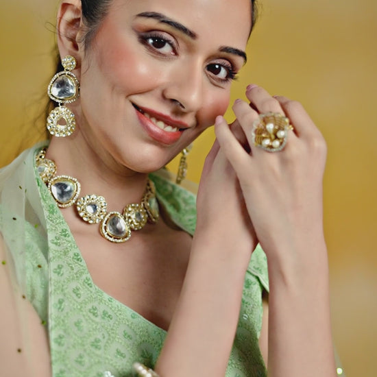 Women's Mint Green Thread Embroidered Georgette Lehenga Choli Set