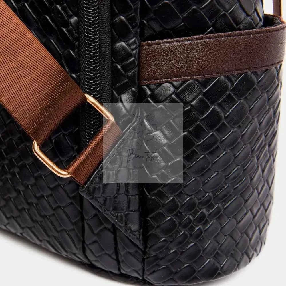 PU Leather Backpack Bag