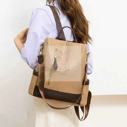 PU Leather Backpack Bag