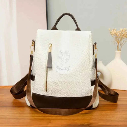 PU Leather Backpack Bag