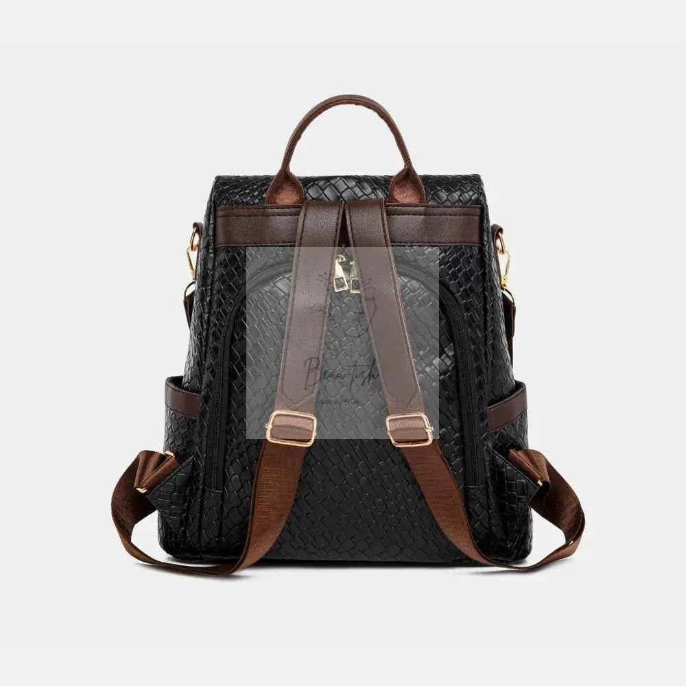PU Leather Backpack Bag