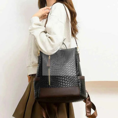 PU Leather Backpack Bag
