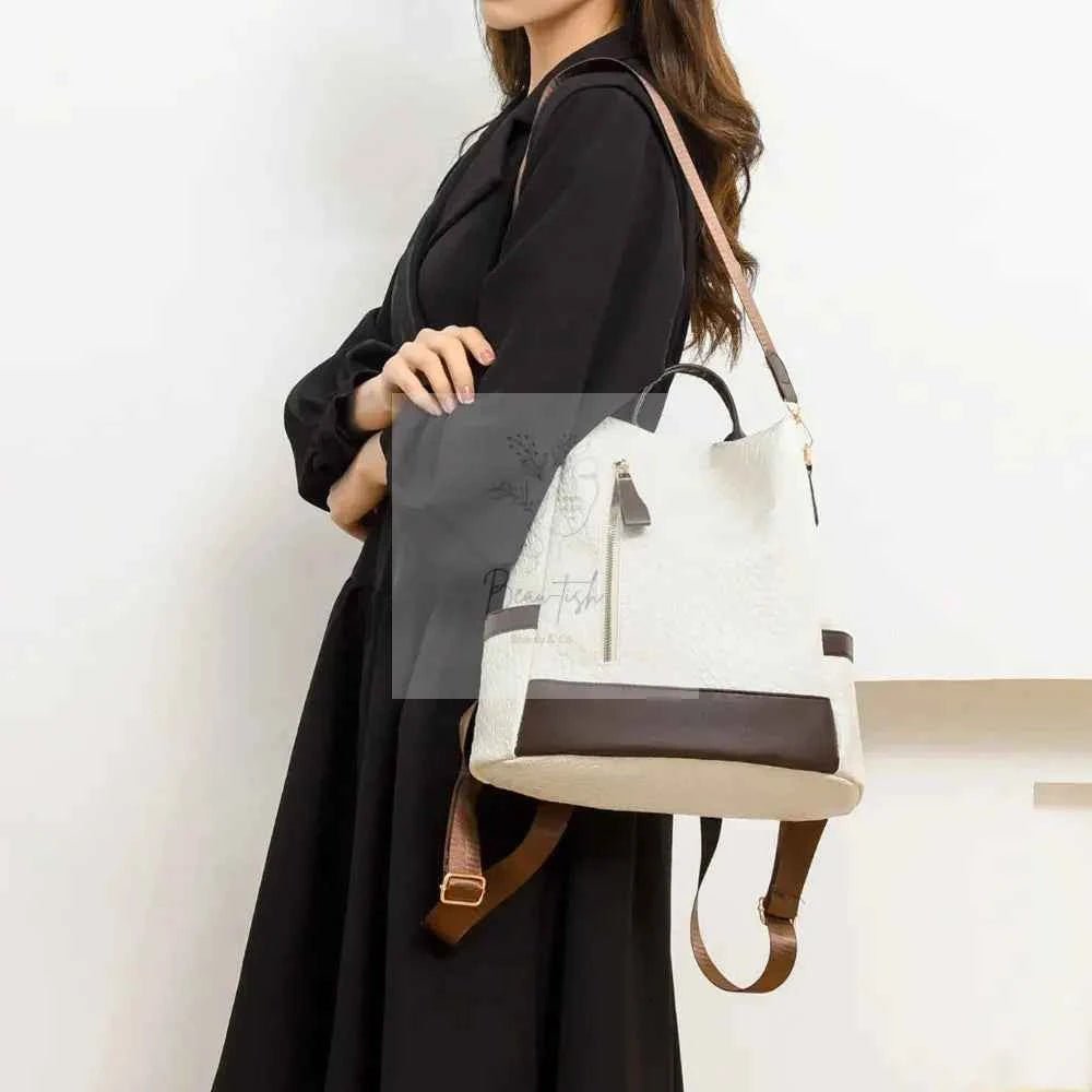 PU Leather Backpack Bag