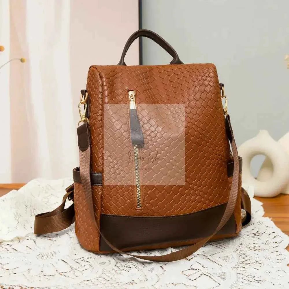 PU Leather Backpack Bag
