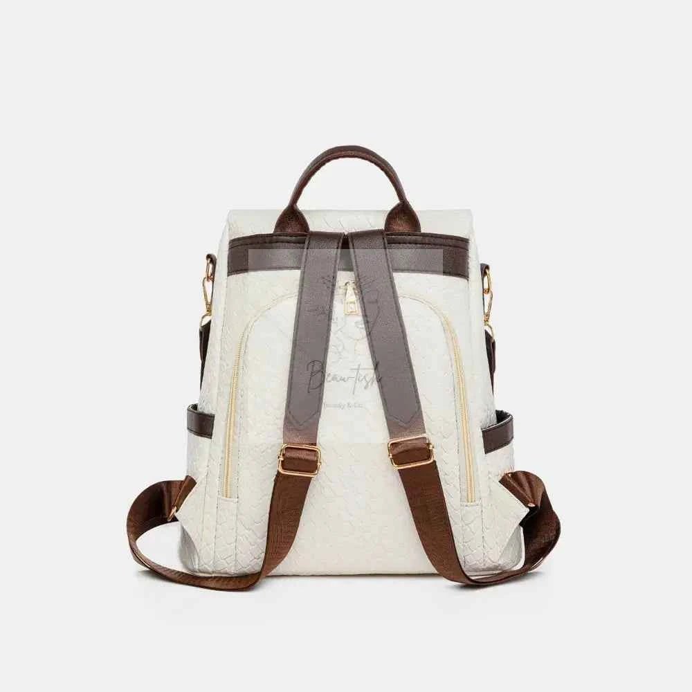 PU Leather Backpack Bag
