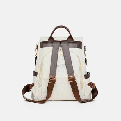 PU Leather Backpack Bag