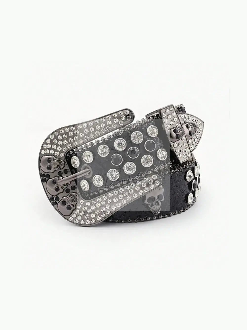 PU Leather Skull Belt