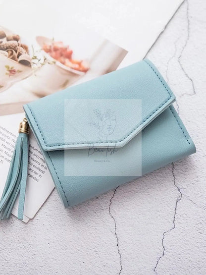 PU Leather Tassel Wallet