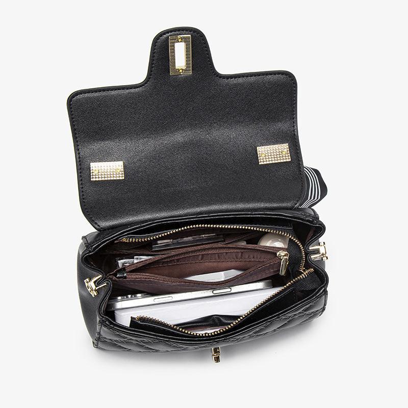 Quilted Leather Crossbody Bag