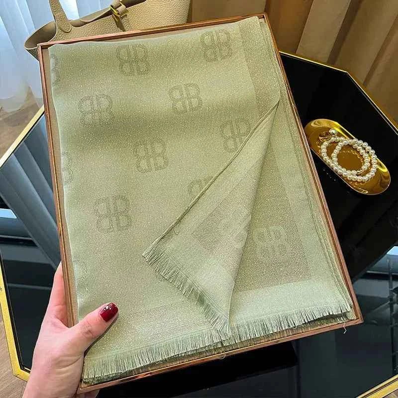 Raw Hem Scarf