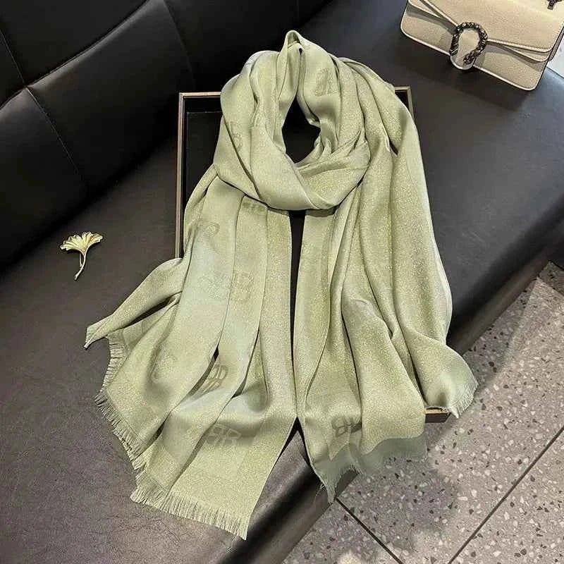 Raw Hem Scarf