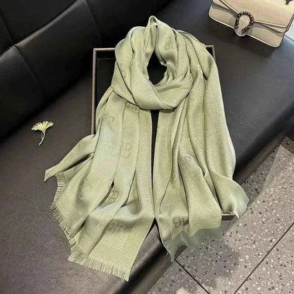 Raw Hem Scarf