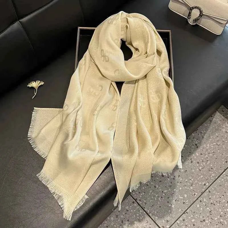 Raw Hem Scarf