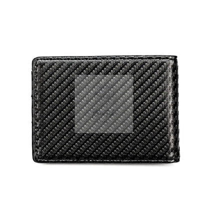 Rfid-blocking Carbon Fiber Men Wallet - Sleek & Secure