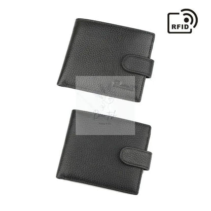 Rfid-blocking Short Men Wallet - Anti-magnetic