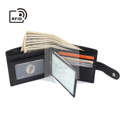 Rfid-protected Men Wallet - Secure & Stylish