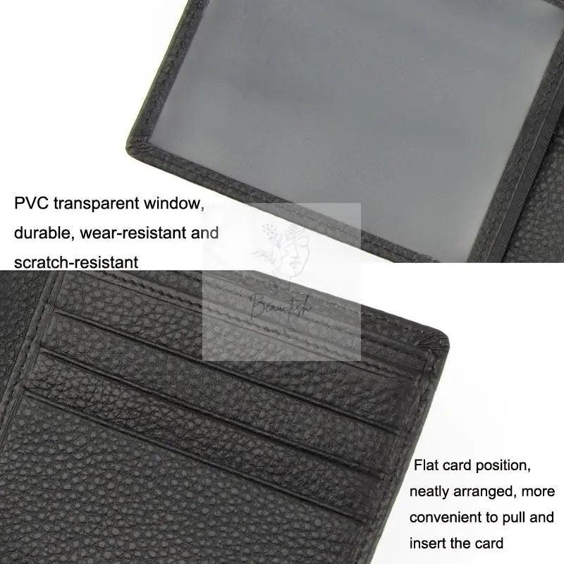 Rfid-protected Men Wallet - Secure & Stylish