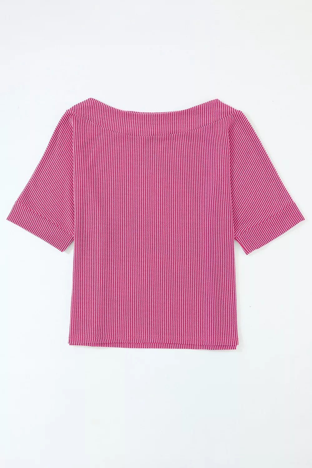 Ribbed Knit Off-Shoulder Blouse