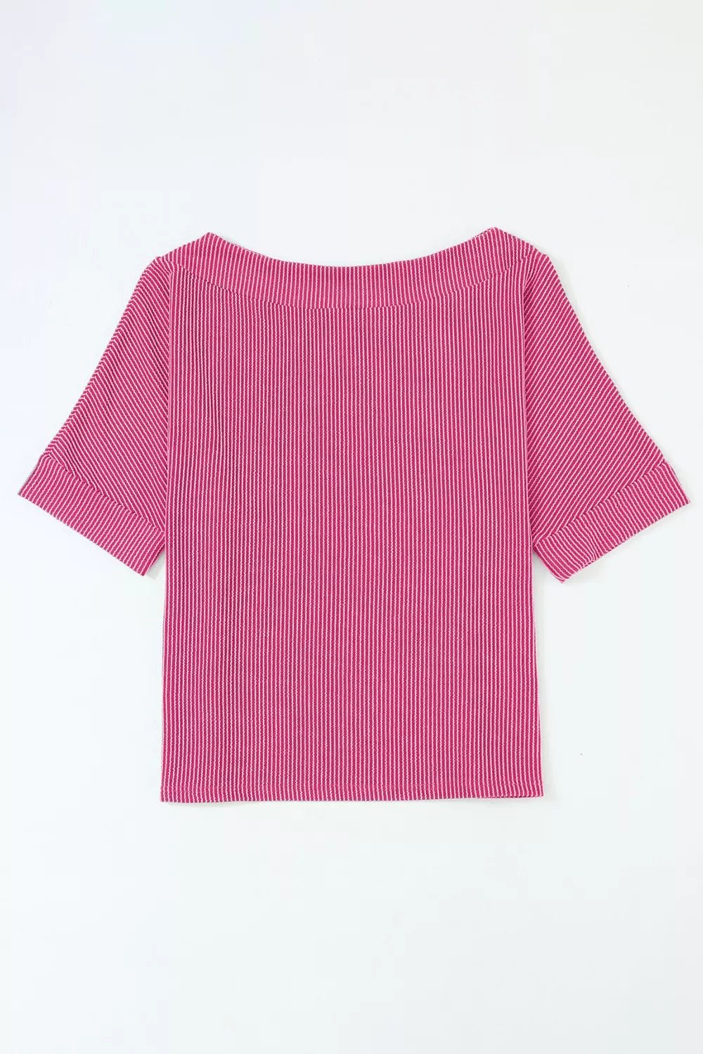 Ribbed Knit Off-Shoulder Blouse