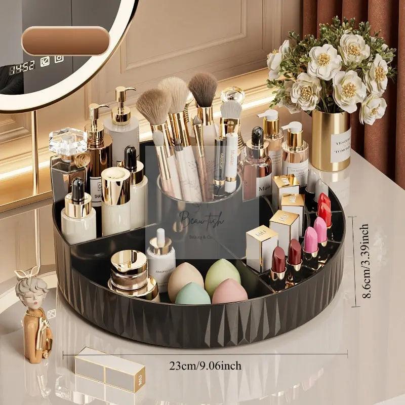 Rotatable Cosmetic Organizer (white)