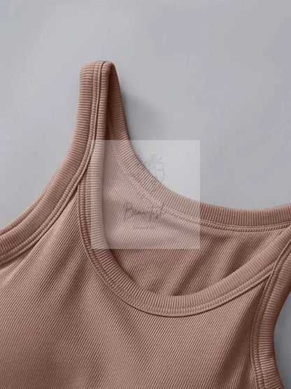 Round Neck Tank with Bra