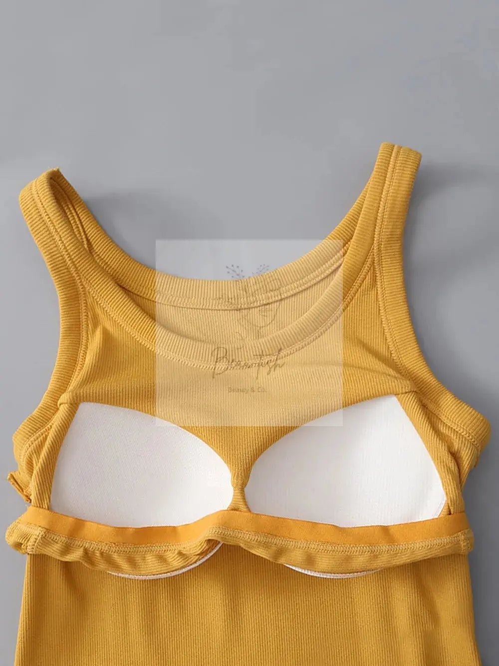 Round Neck Tank with Bra