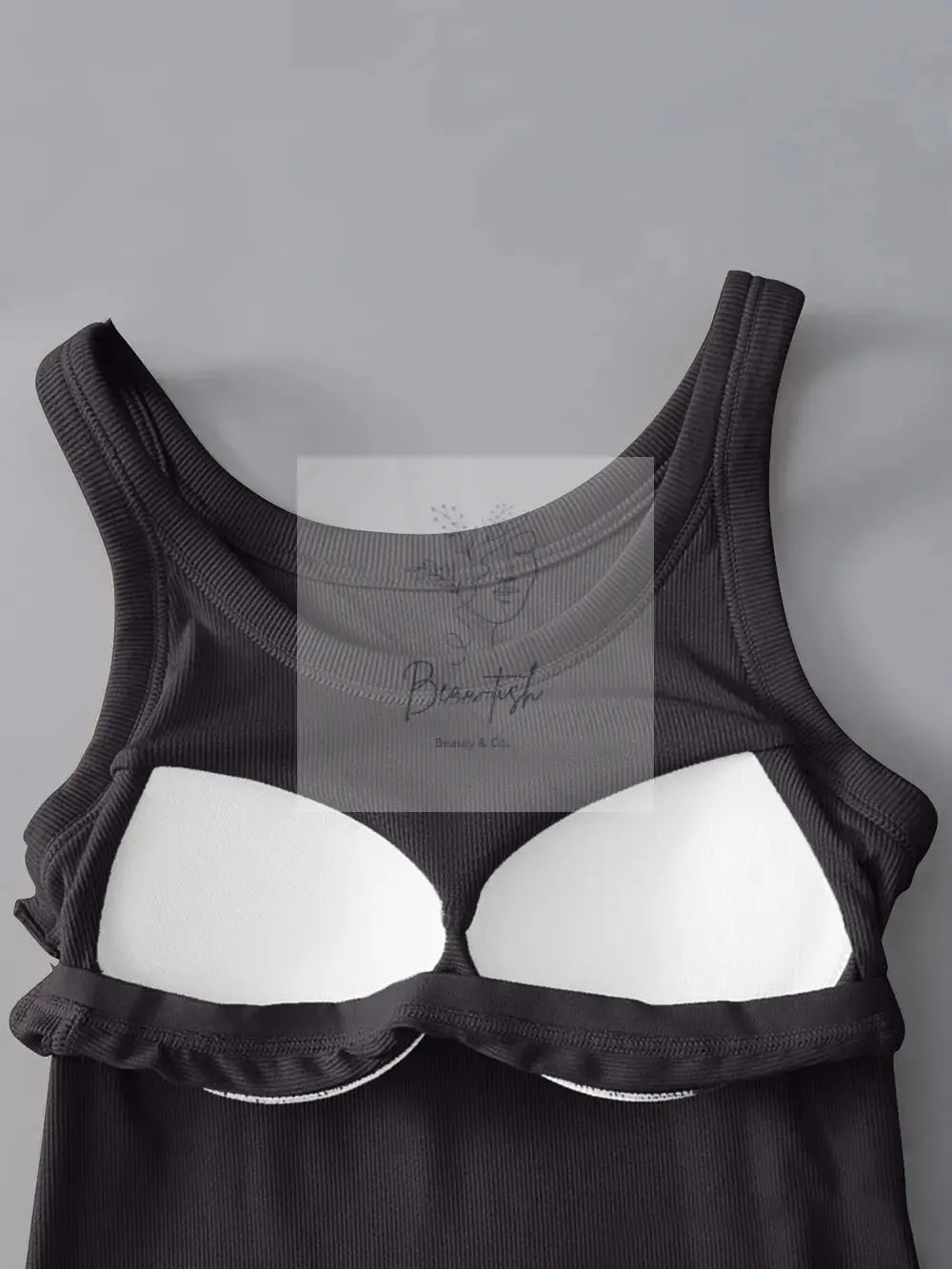 Round Neck Tank with Bra