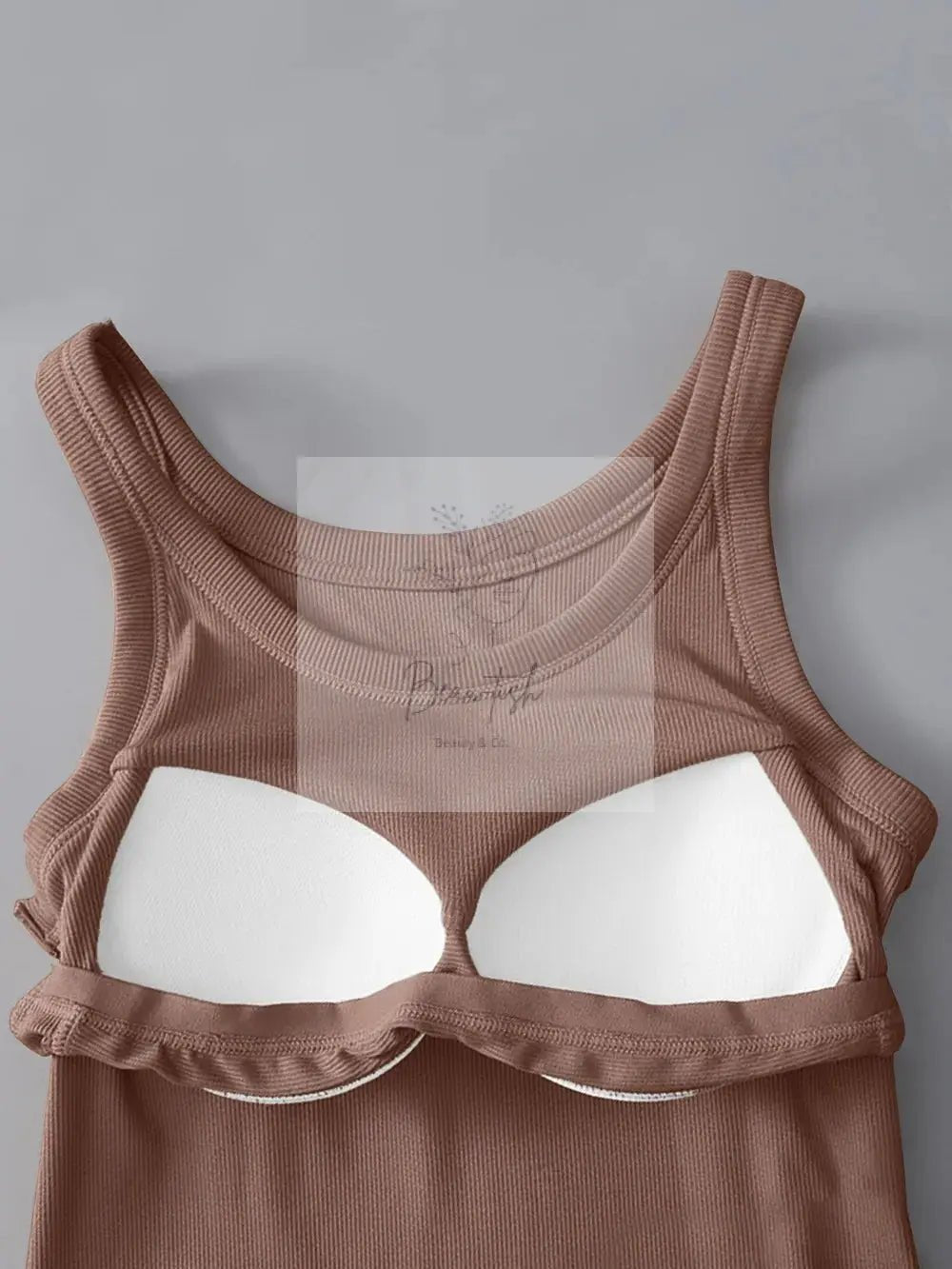 Round Neck Tank with Bra