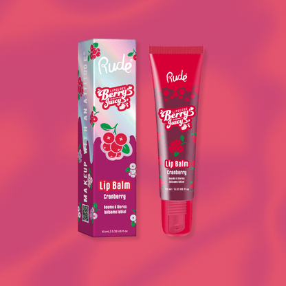 RUDE Berry Juicy Lip Balm Glossy Moisturizing 10mL