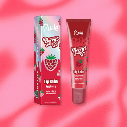 RUDE Berry Juicy Lip Balm Glossy Moisturizing 10mL