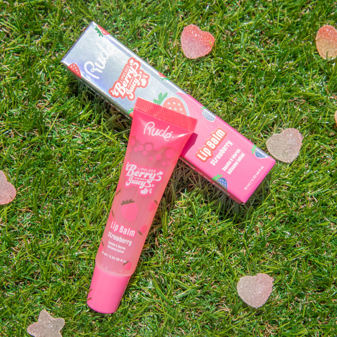 RUDE Berry Juicy Lip Balm Glossy Moisturizing 10mL