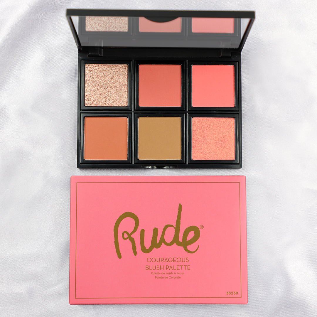 RUDE Courageous Blush Palette 0.634 oz