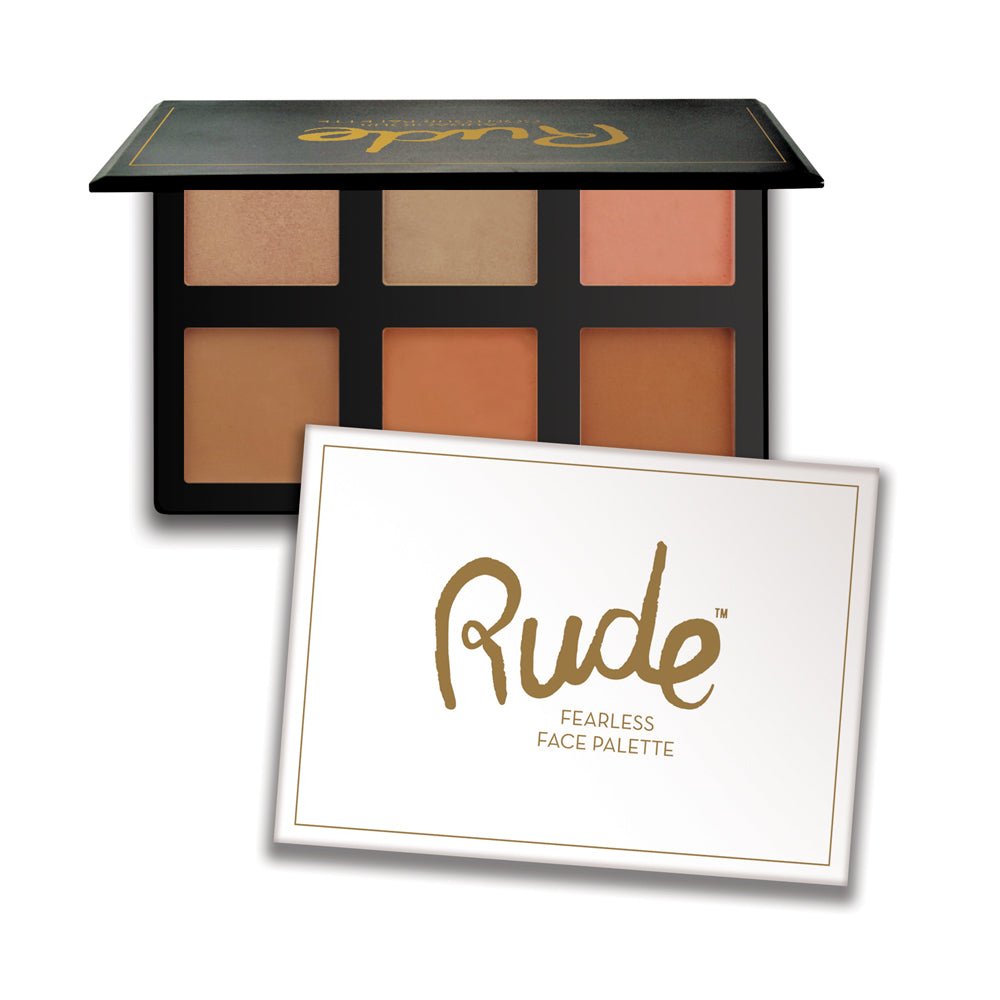 RUDE Fearless Face Palette 0.634 oz