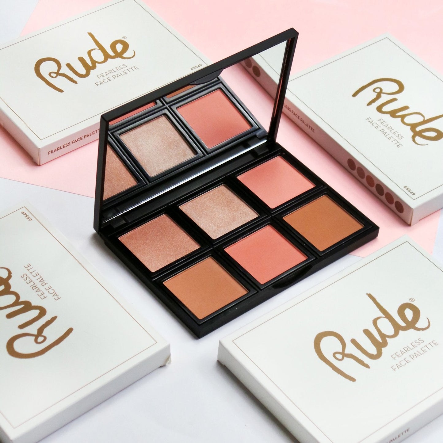 RUDE Fearless Face Palette 0.634 oz