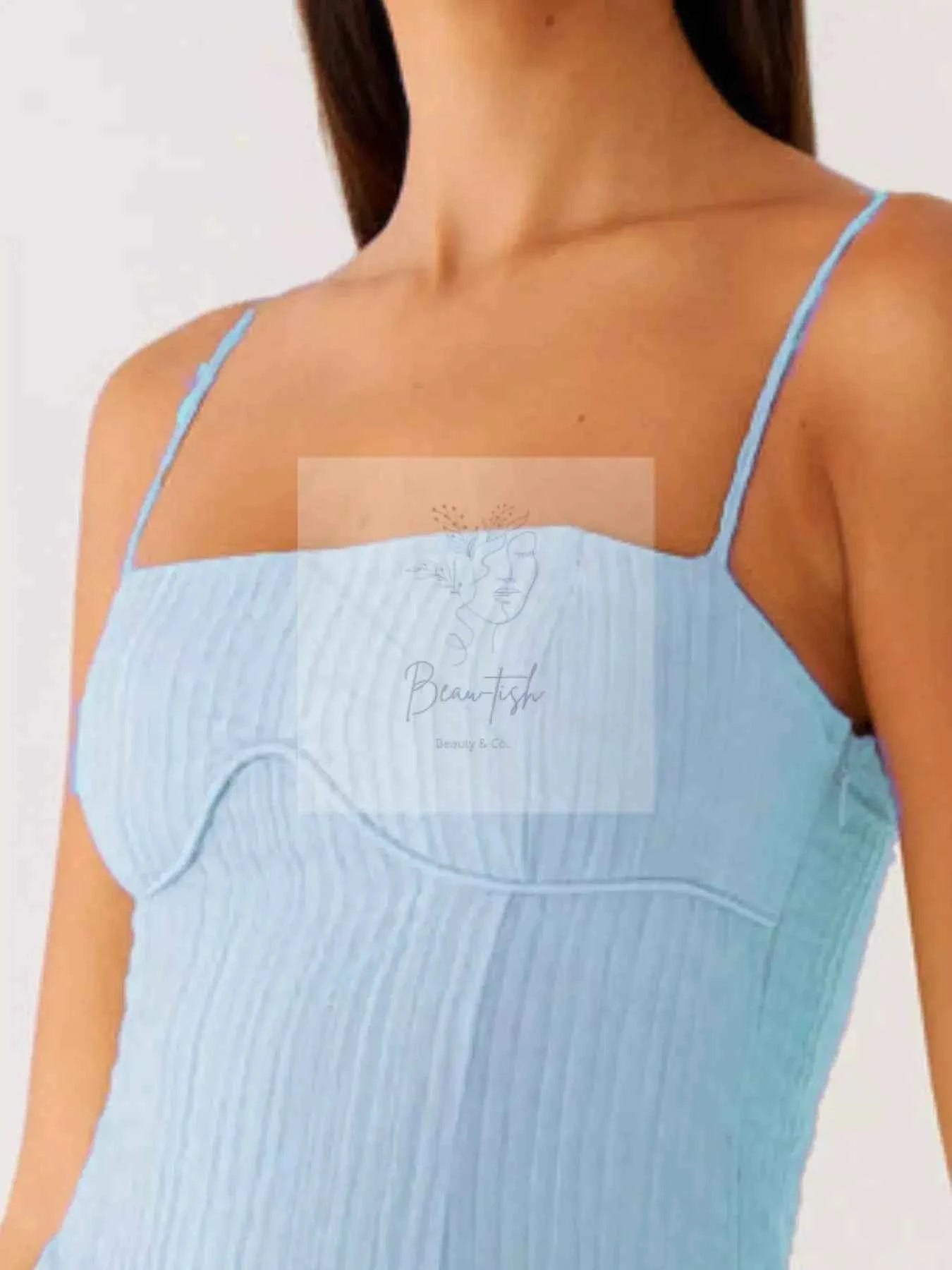 Ruffle Hem Cami Mini Dress